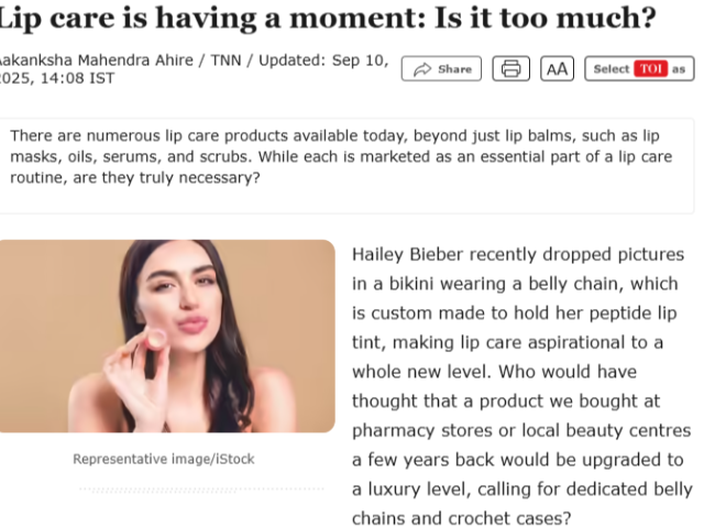 Lip care is having a moment: Is it too much?